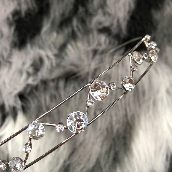 SOLD Silver Rhinestone Embellished - Picture 3 of 8